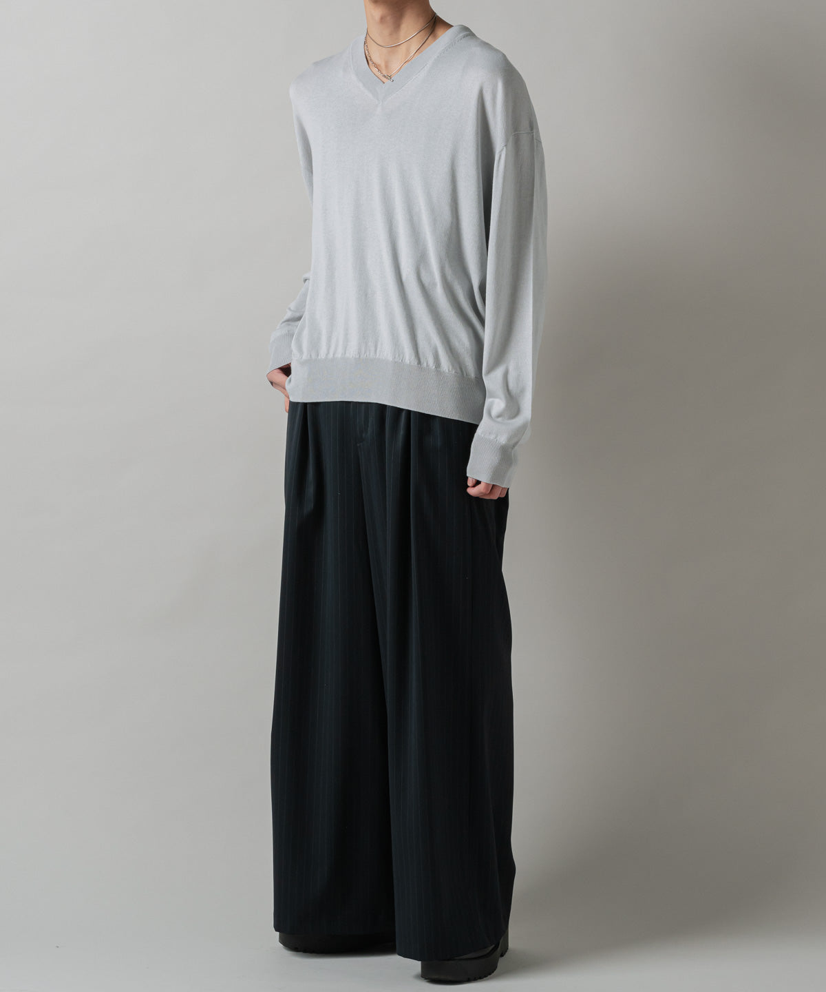 SILKxCASHMERE V-NECK KNIT