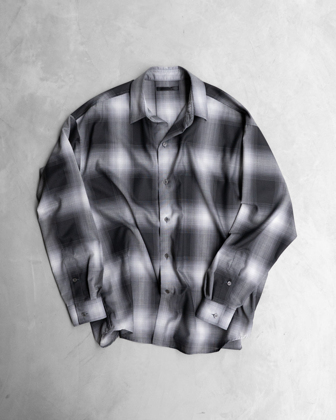 LIGHTWEIGHT OMBRE CHECK SHIRT