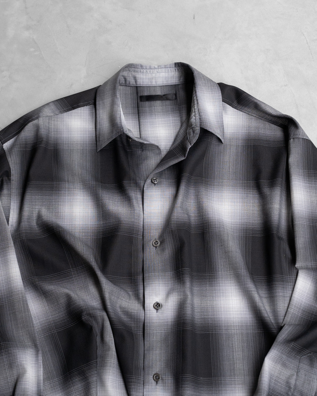 LIGHTWEIGHT OMBRE CHECK SHIRT