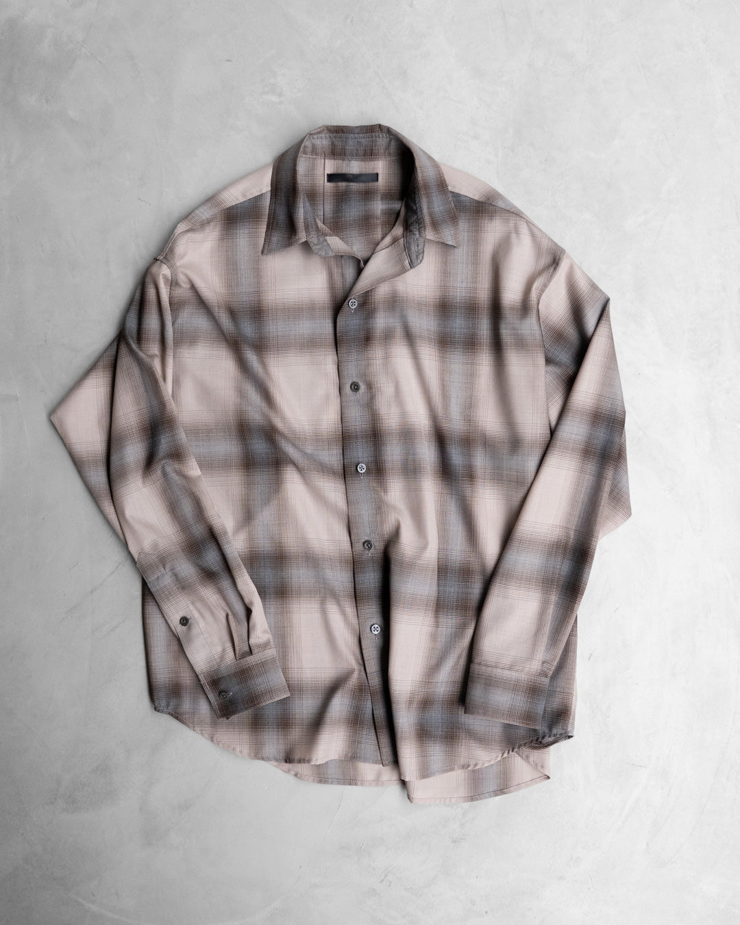 LIGHTWEIGHT OMBRE CHECK SHIRT