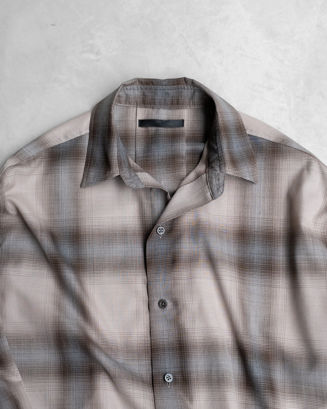 LIGHTWEIGHT OMBRE CHECK SHIRT