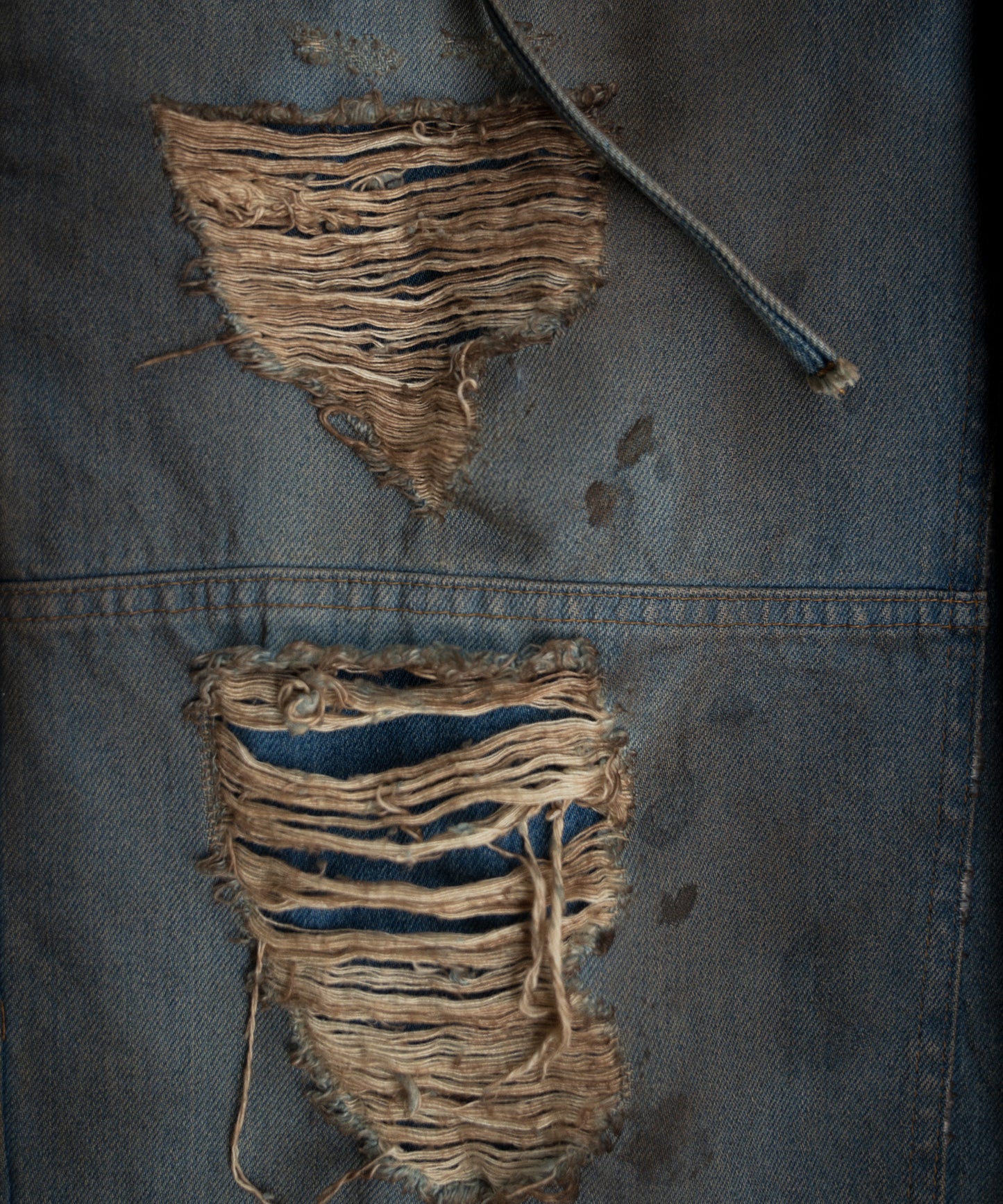 DOUBLE KNEE DENIM PANTS