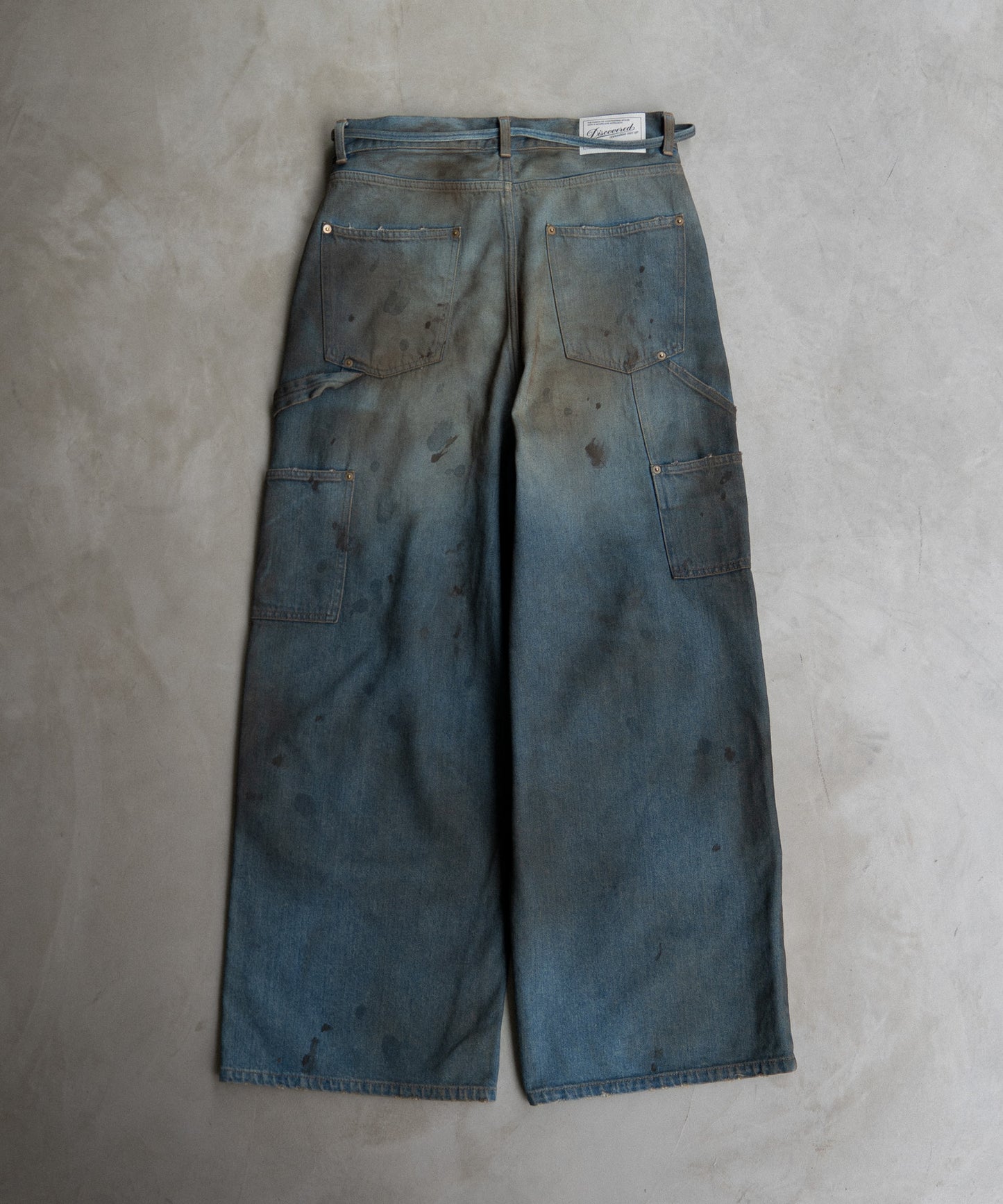 DOUBLE KNEE DENIM PANTS