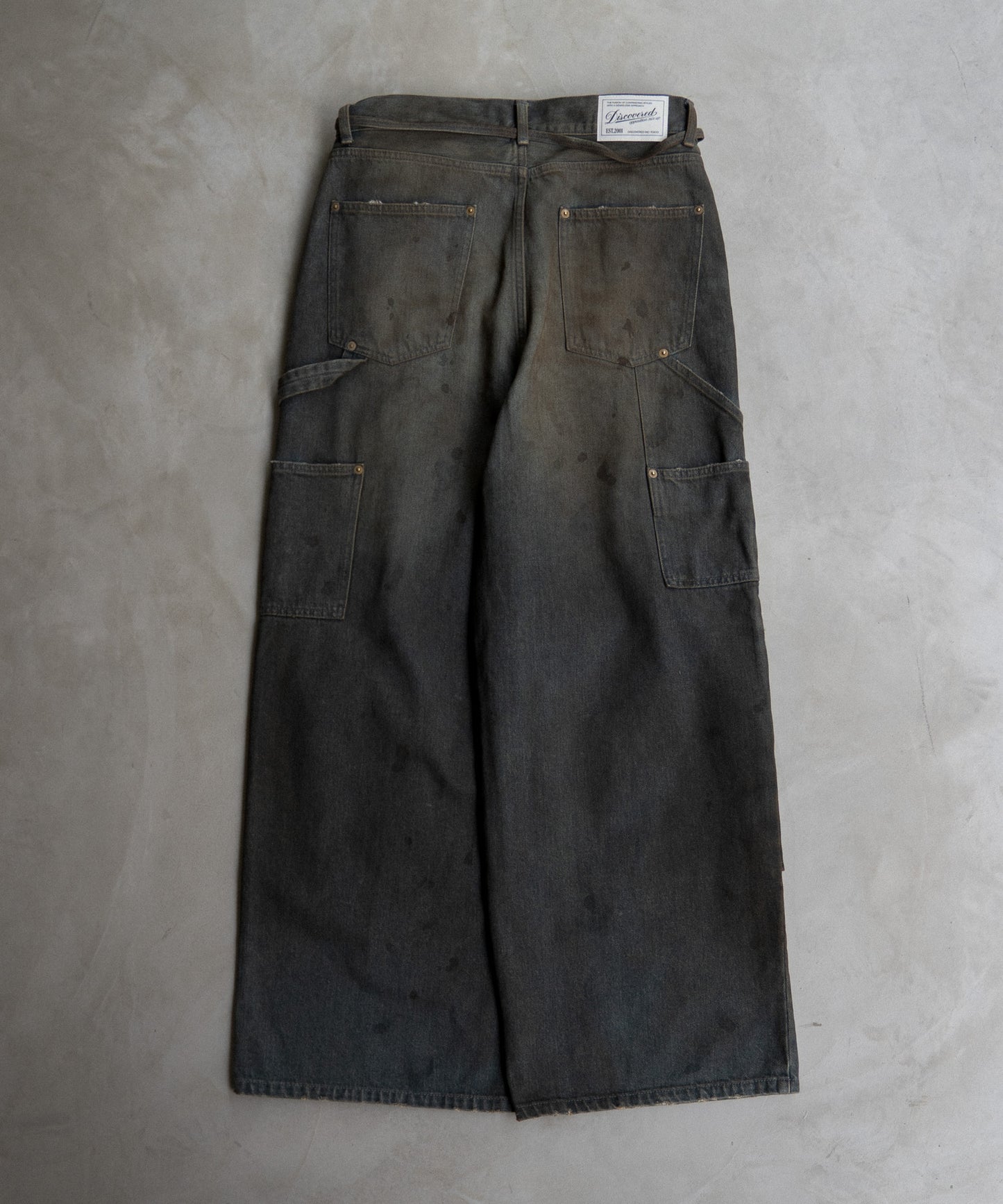 DOUBLE KNEE DENIM PANTS