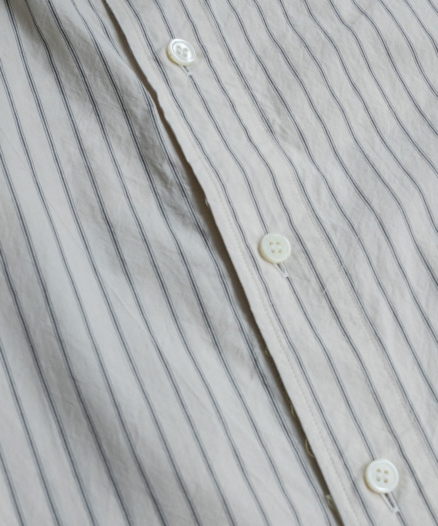 STRIPE WIDE SHIRT : CUT-OFF & SWITCHING