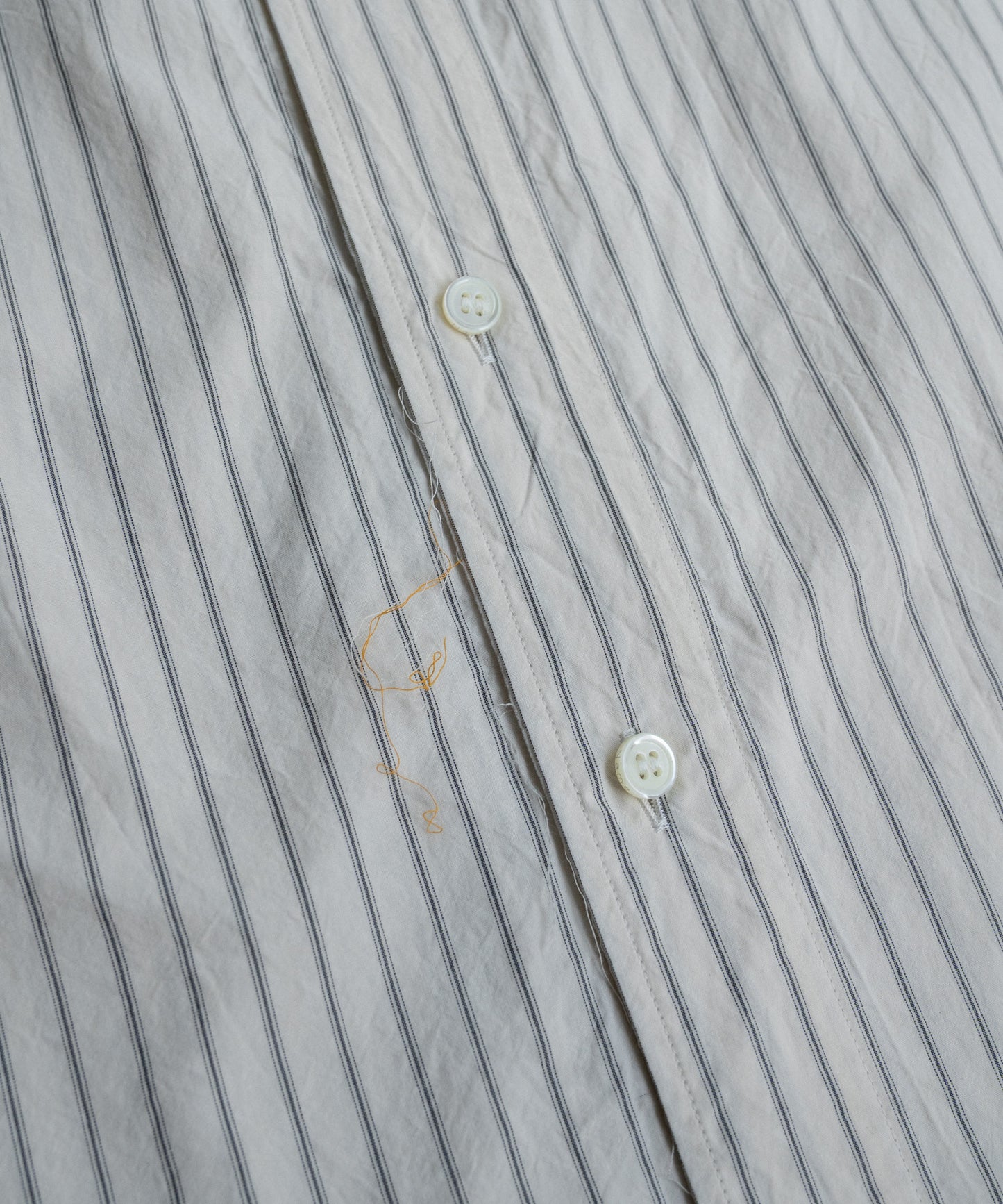 STRIPE WIDE SHIRT : CUT-OFF & SWITCHING