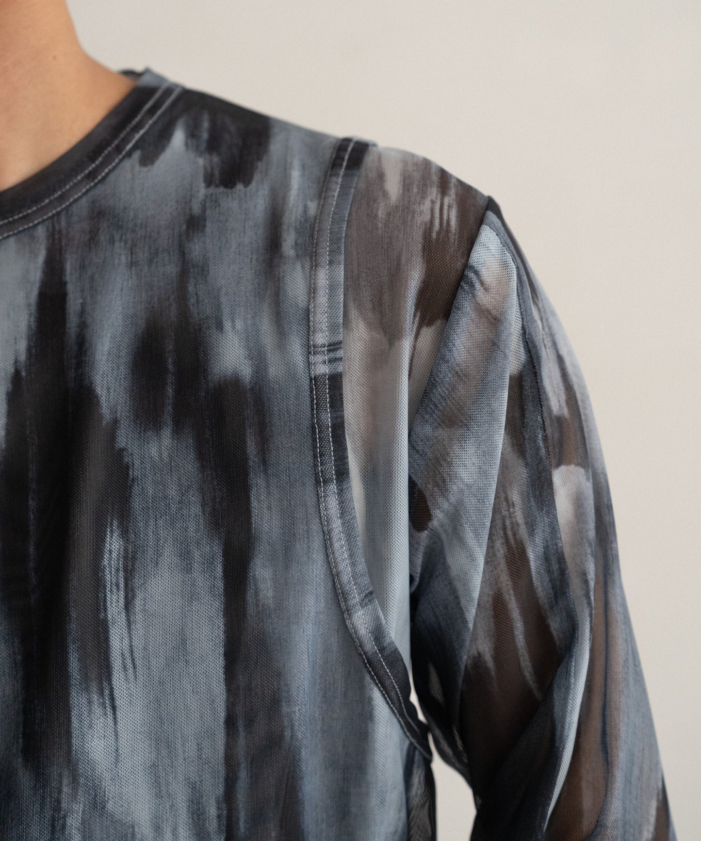 TIEDYE LAYERED SLIM L/S TEE