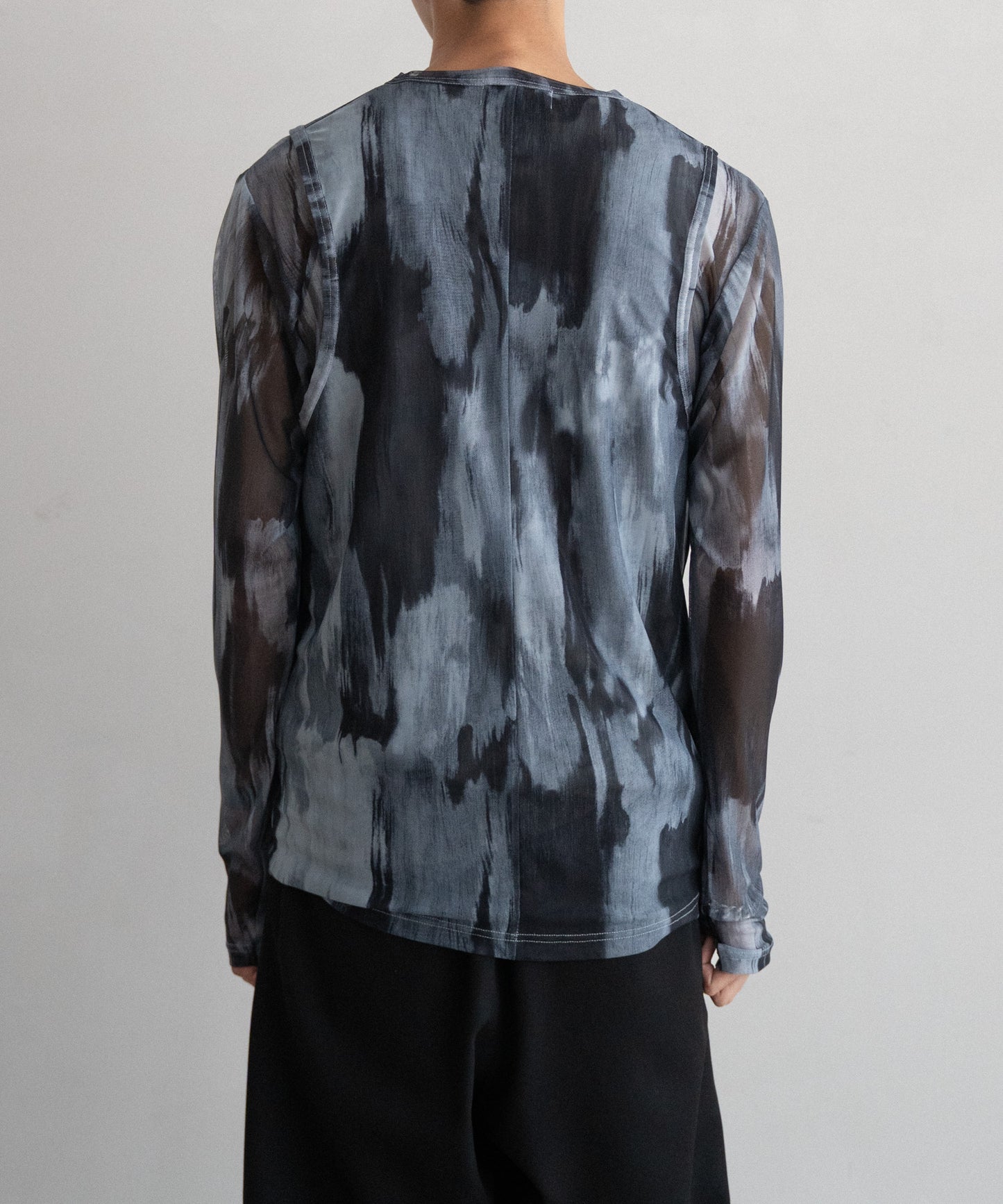 TIEDYE LAYERED SLIM L/S TEE