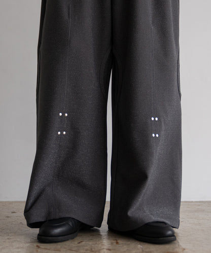 LAME JERSEY TRACK PANTS