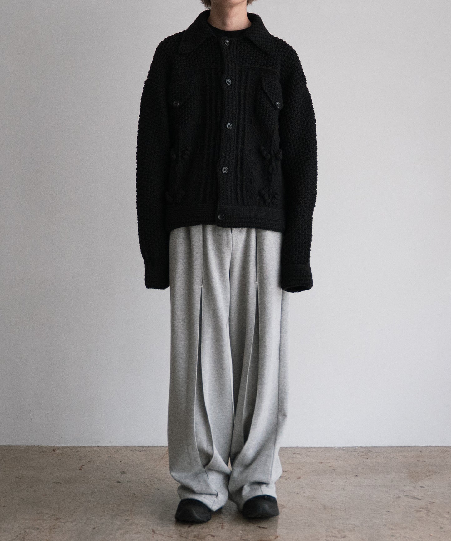 MERINOWOOL HANDKNITING GJACKTⅡ