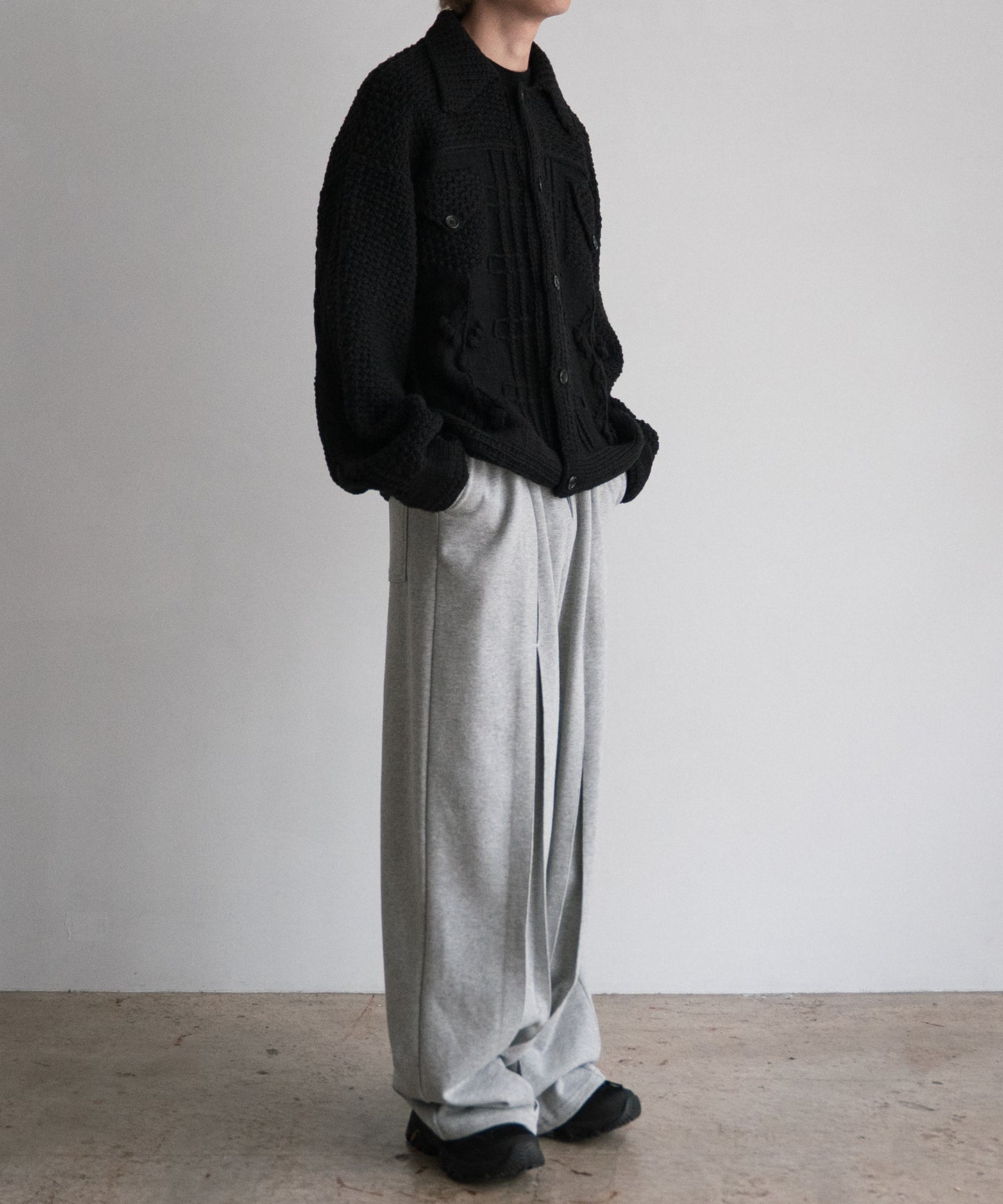 MERINOWOOL HANDKNITING GJACKTⅡ