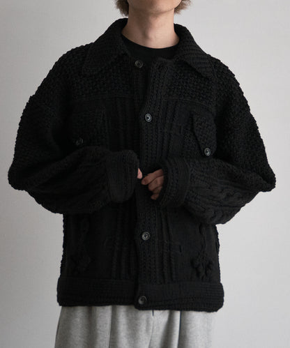 MERINOWOOL HANDKNITING GJACKTⅡ