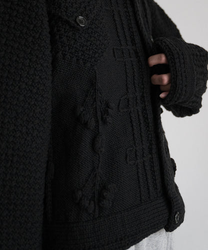 MERINOWOOL HANDKNITING GJACKTⅡ