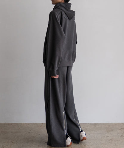 LAME JERSEY HOODIE