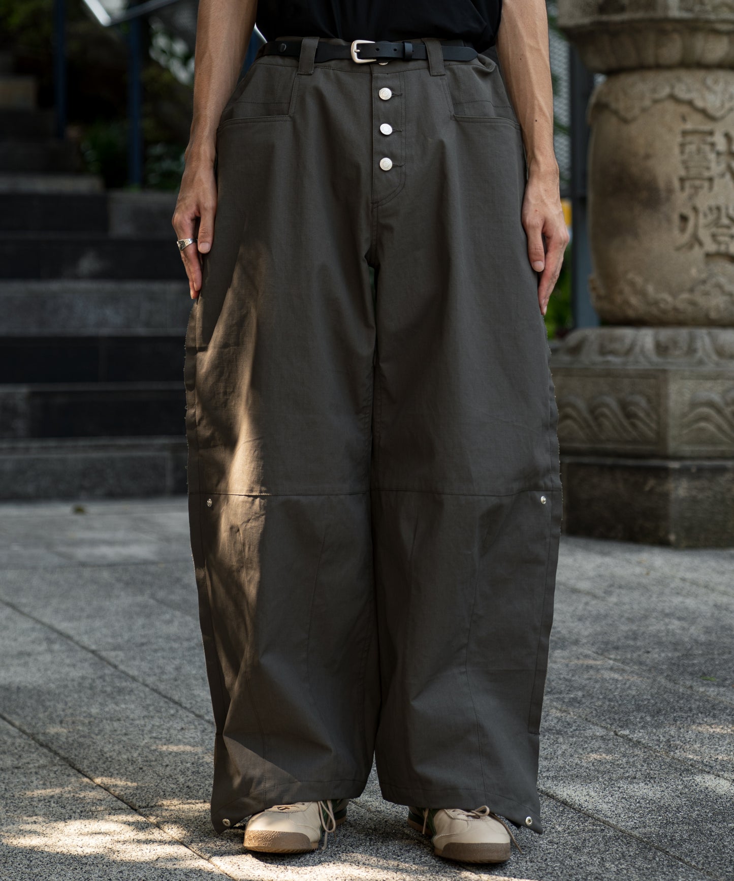 OVERPRINT BALLOON PANTS ”KANE”