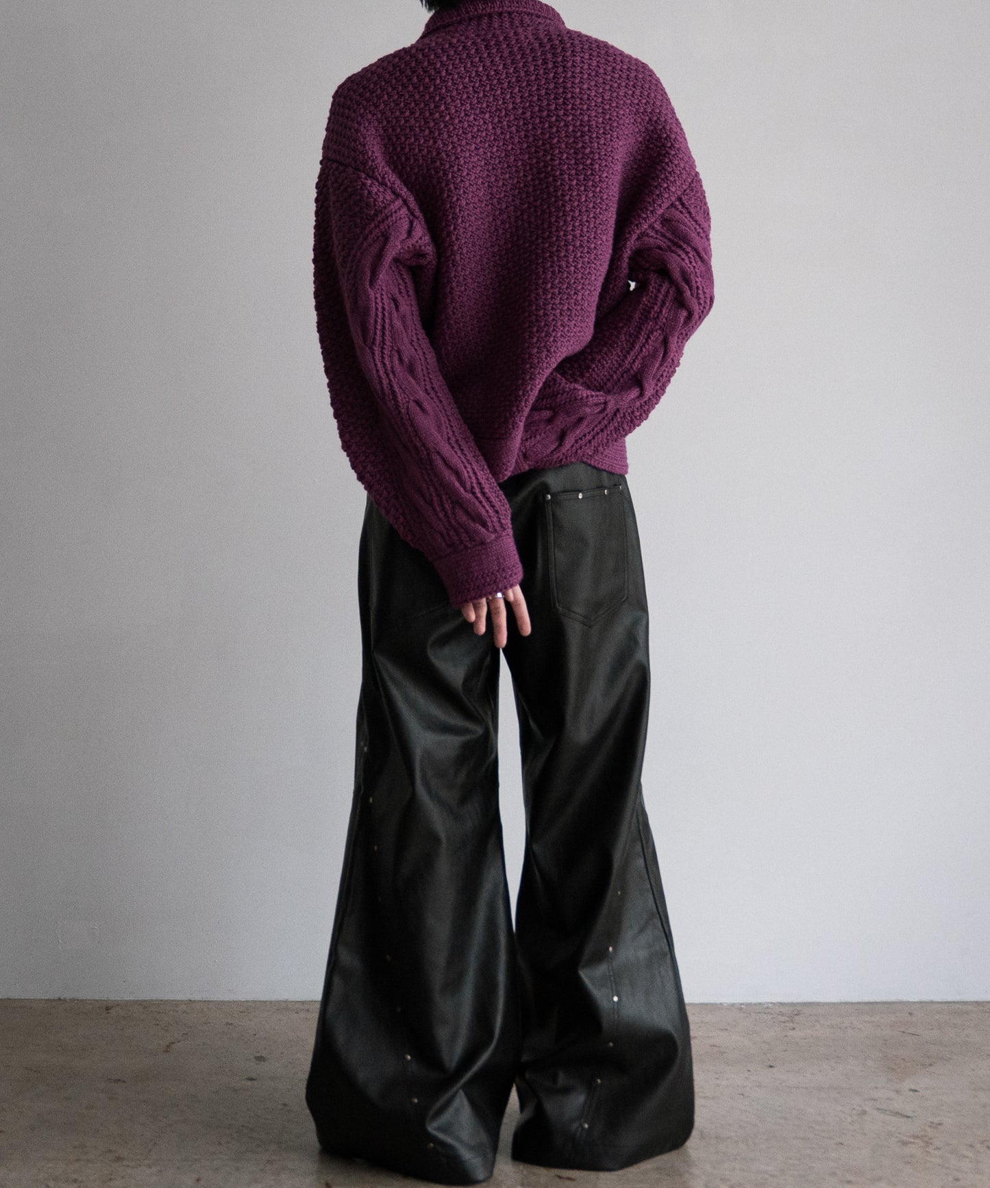 MERINOWOOL HANDKNITING GJACKTⅡ