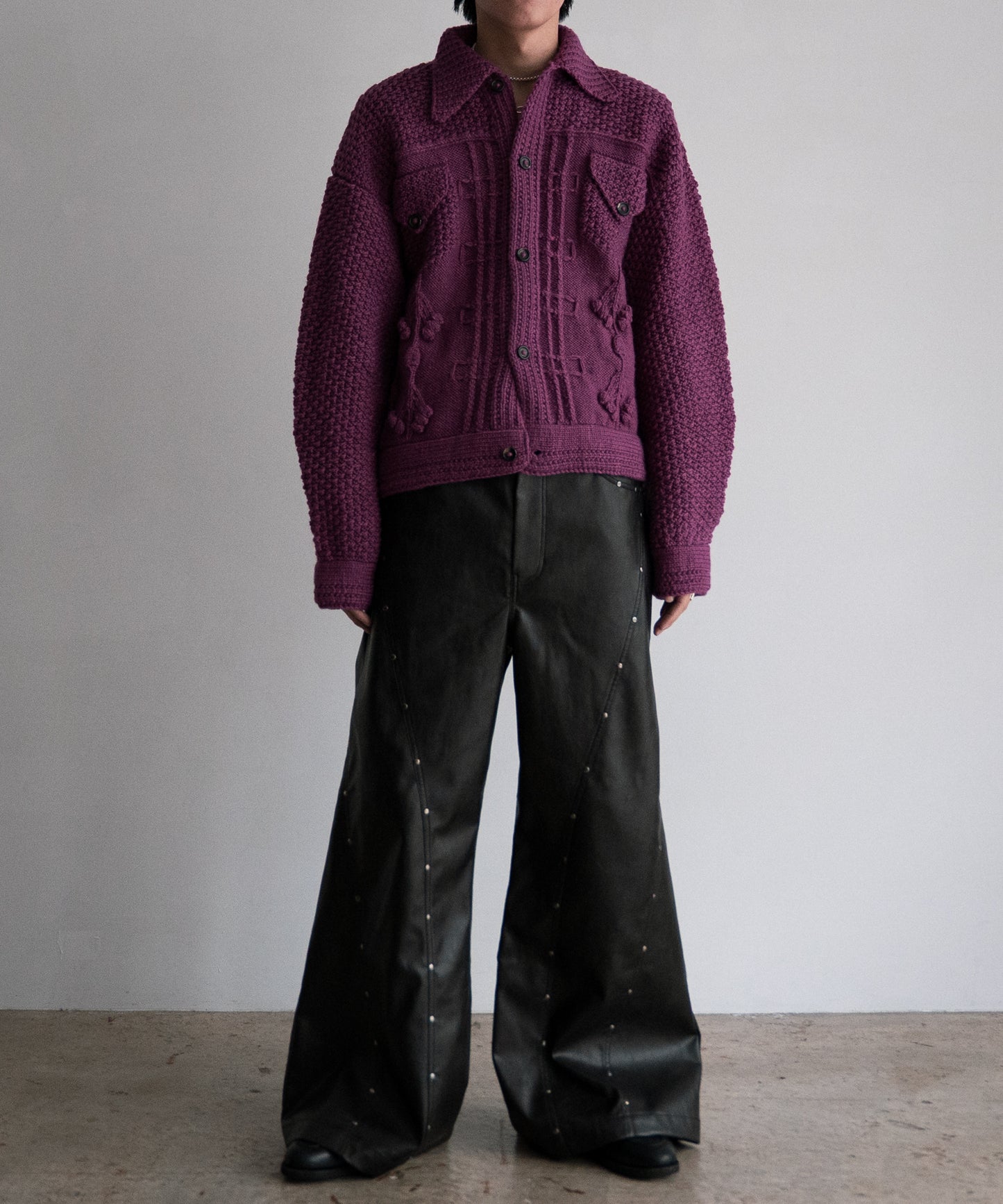 MERINOWOOL HANDKNITING GJACKTⅡ