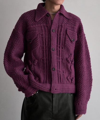 MERINOWOOL HANDKNITING GJACKTⅡ