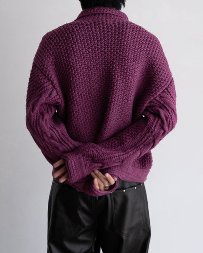 MERINOWOOL HANDKNITING GJACKTⅡ
