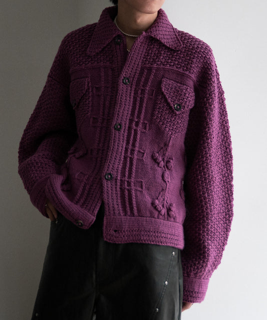 MERINOWOOL HANDKNITING GJACKTⅡ