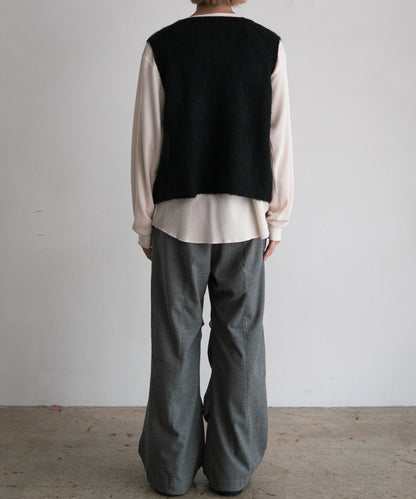 Mohair Knit Luggage Vest