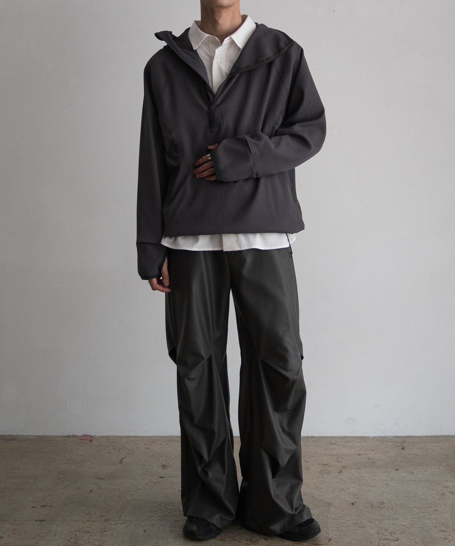 SOLOTEX Waffle Balaclava Hoodie