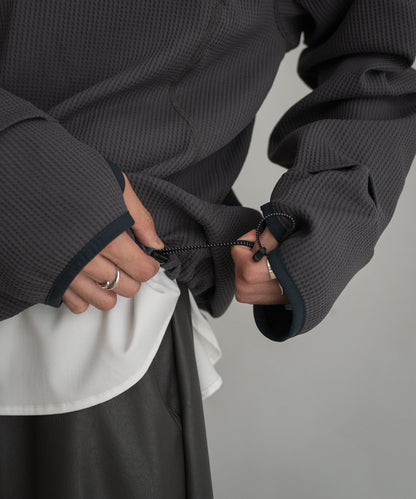SOLOTEX Waffle Balaclava Hoodie