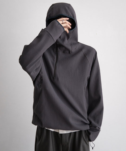 SOLOTEX Waffle Balaclava Hoodie