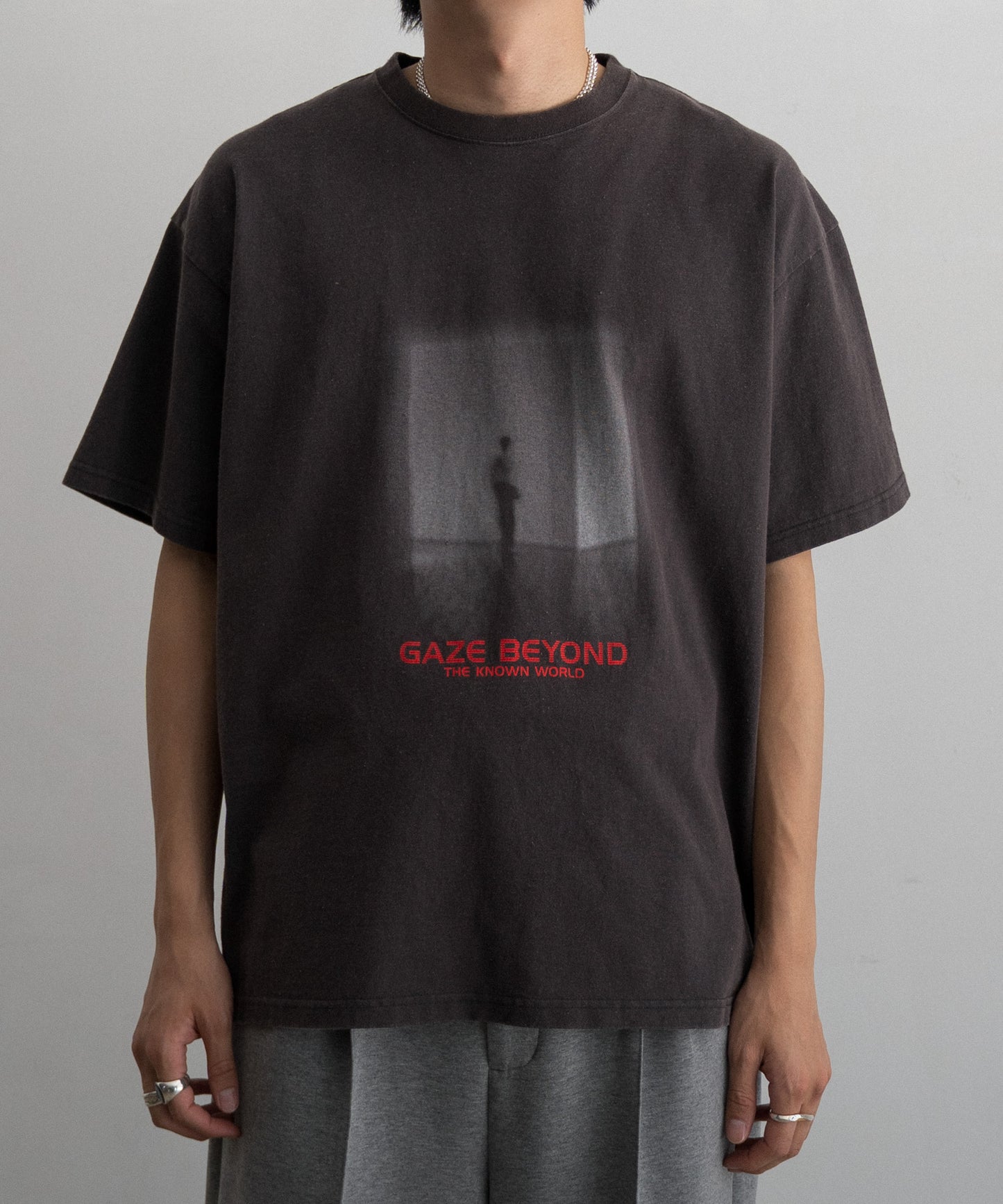 LOOSE FIT PRINT TEE :  WE ARE ALL ALONE