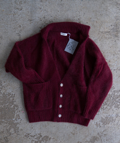 FOX FUR KNIT CARDIGAN