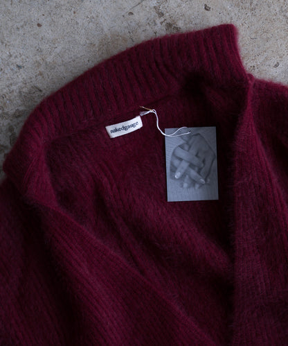 FOX FUR KNIT CARDIGAN