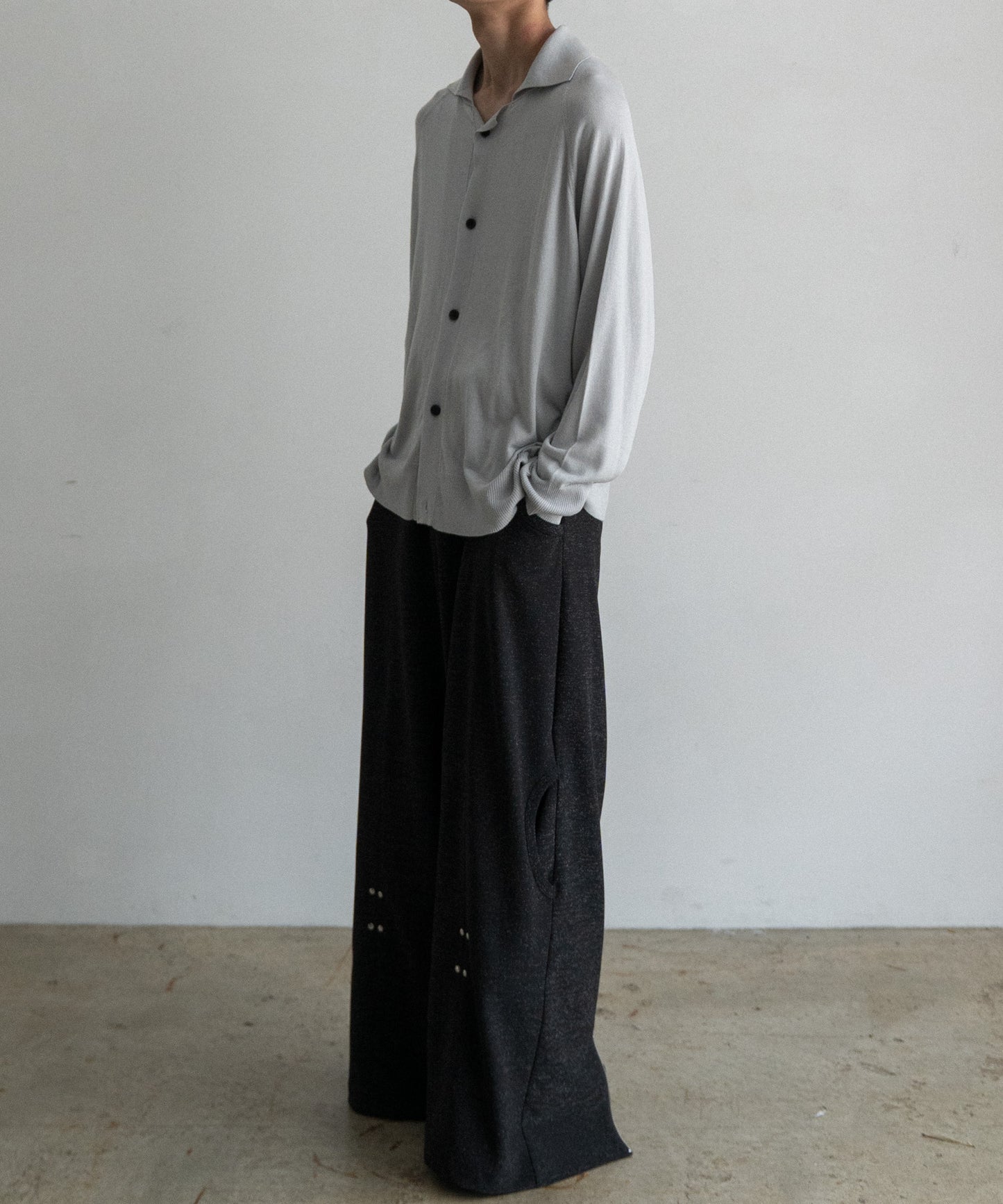 SILKxCASHMERE GARDIGAN I
