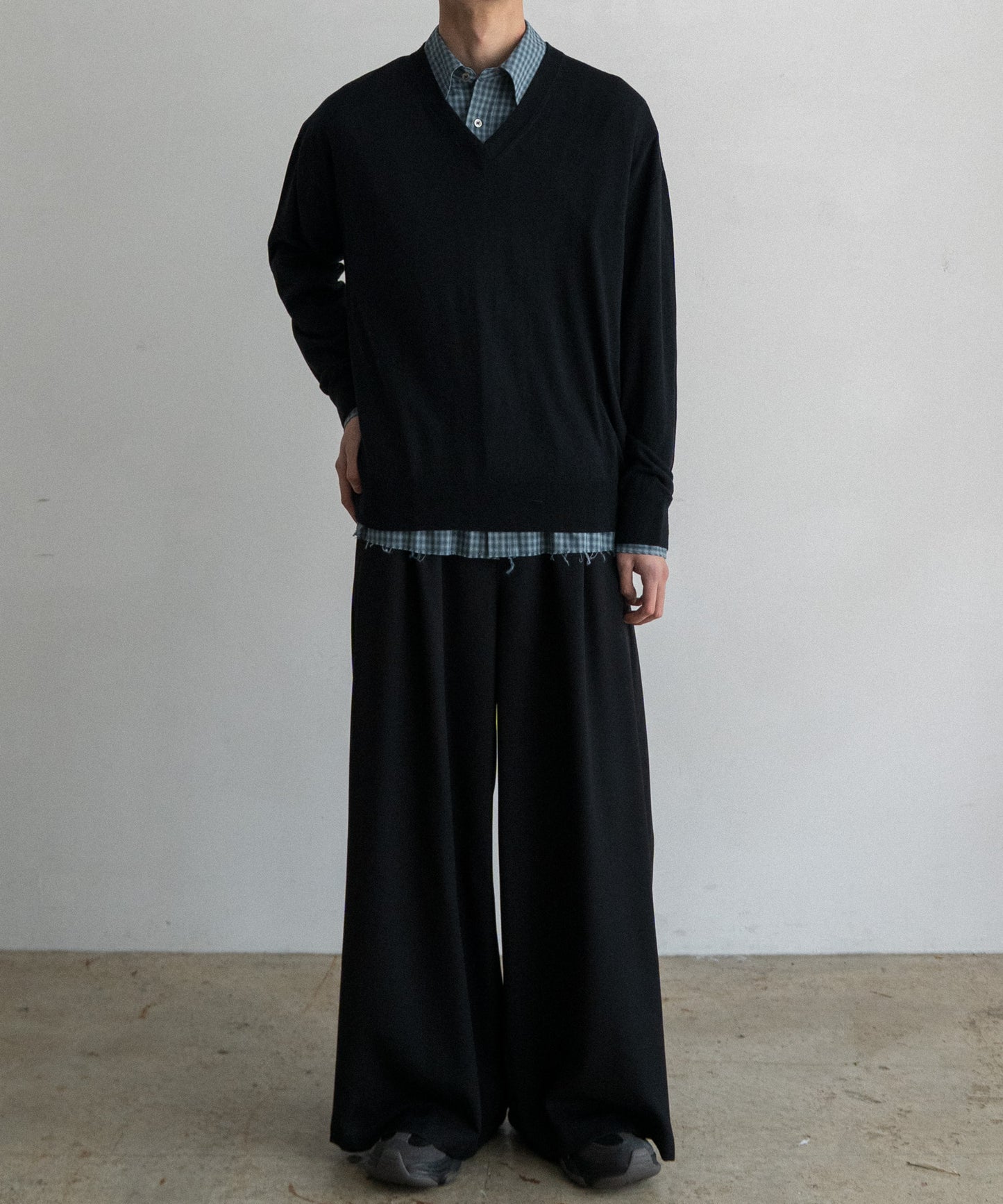 SILKxCASHMERE V-NECK KNIT