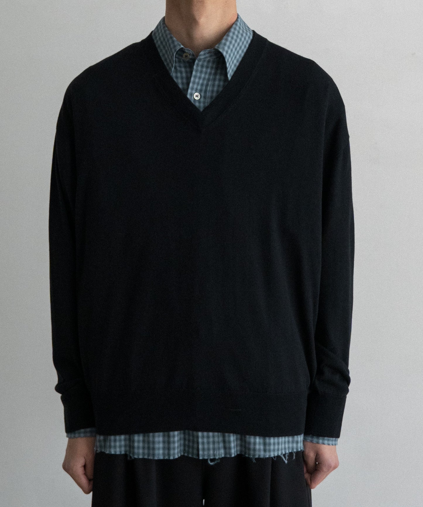 SILKxCASHMERE V-NECK KNIT