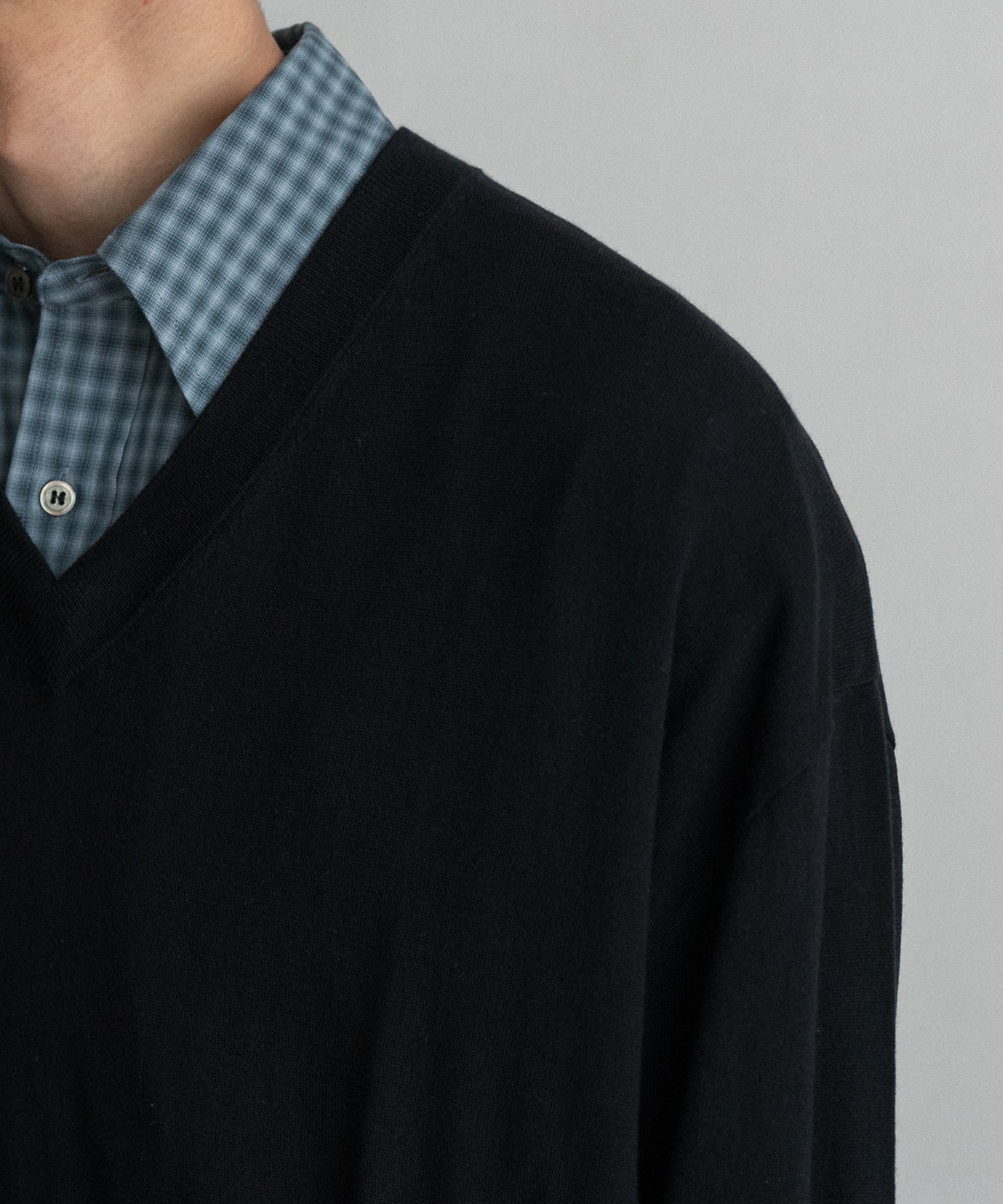 SILKxCASHMERE V-NECK KNIT