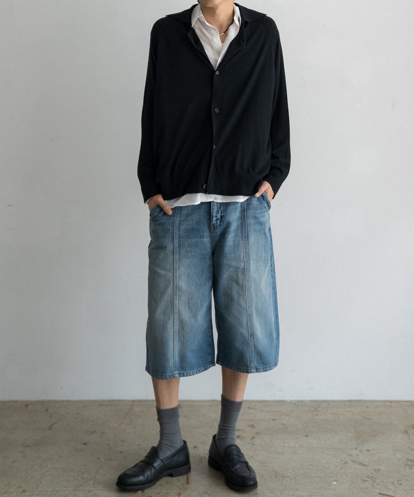 SILKxCASHMERE GARDIGAN I