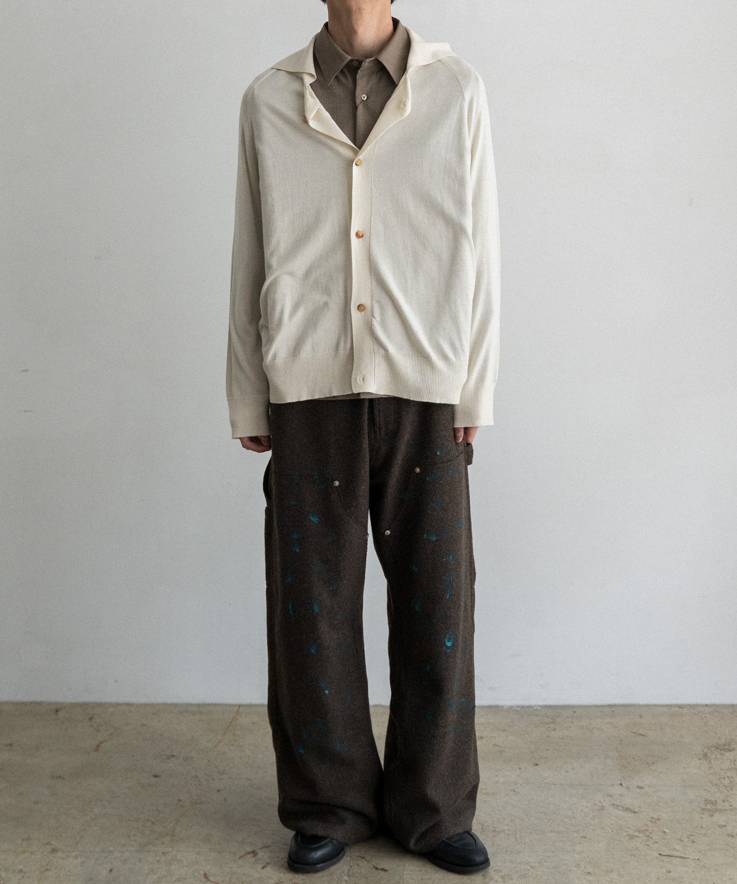 SILKxCASHMERE GARDIGAN I