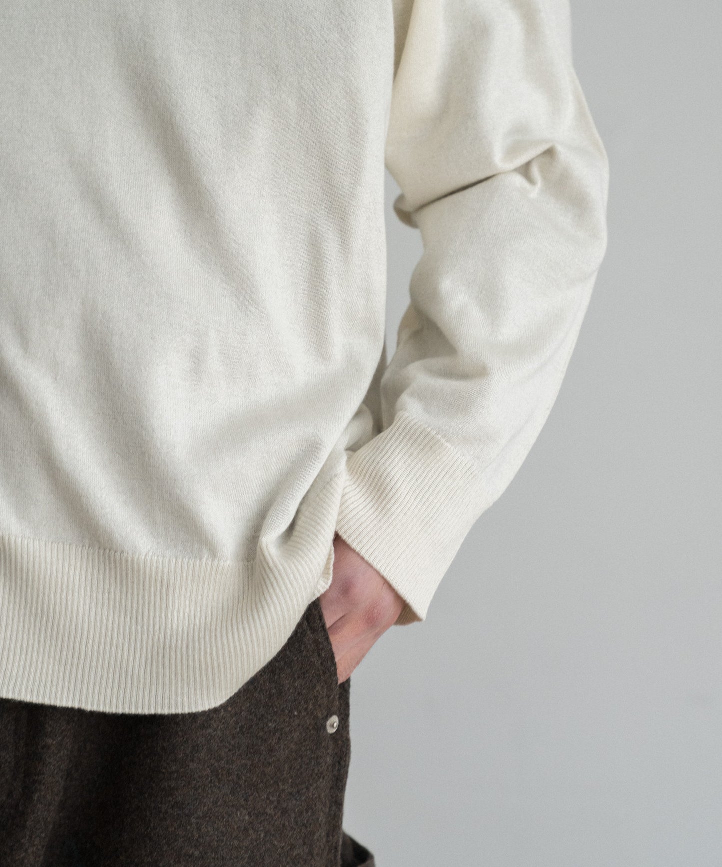 SILKxCASHMERE GARDIGAN I
