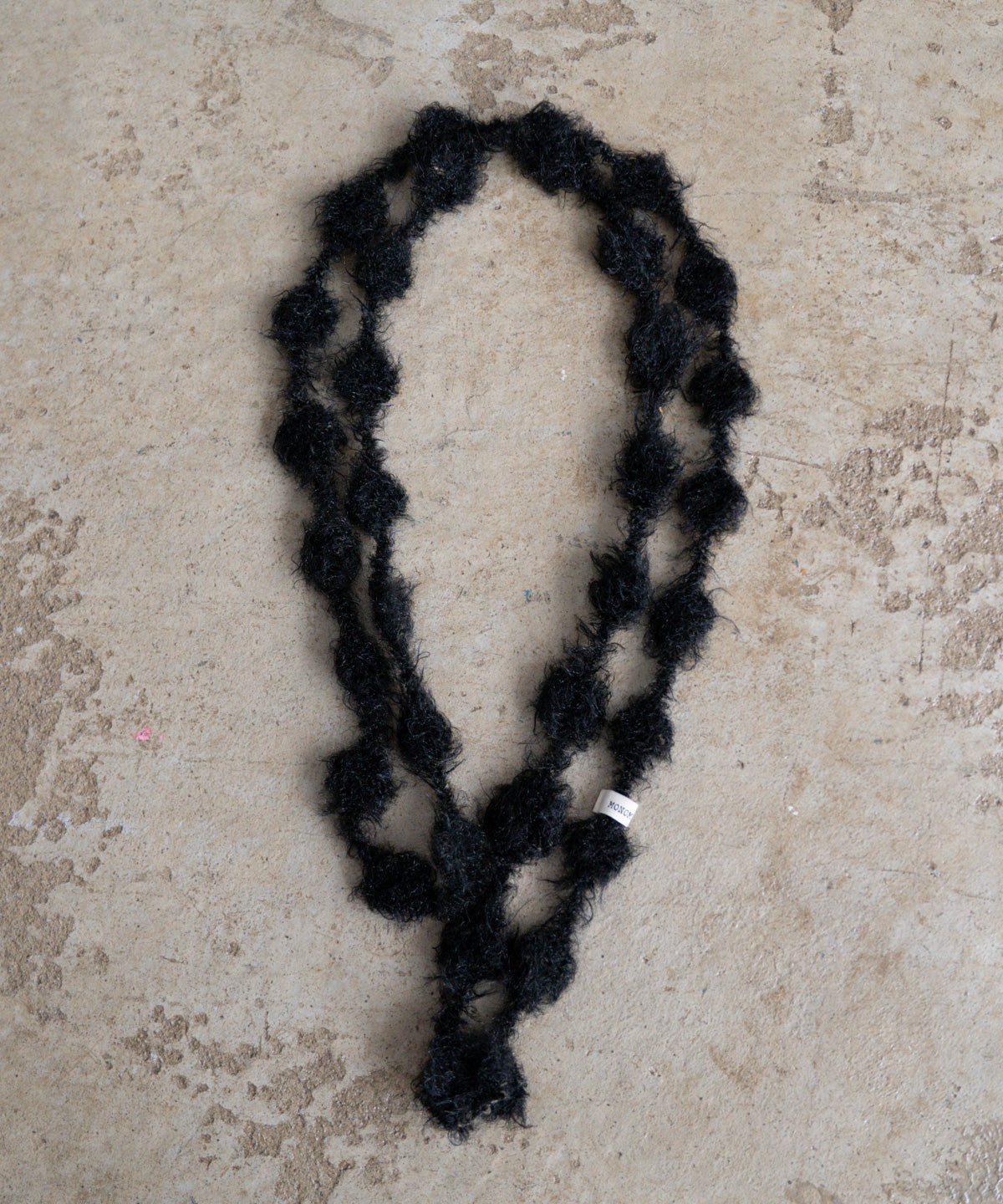 手編みマフラー