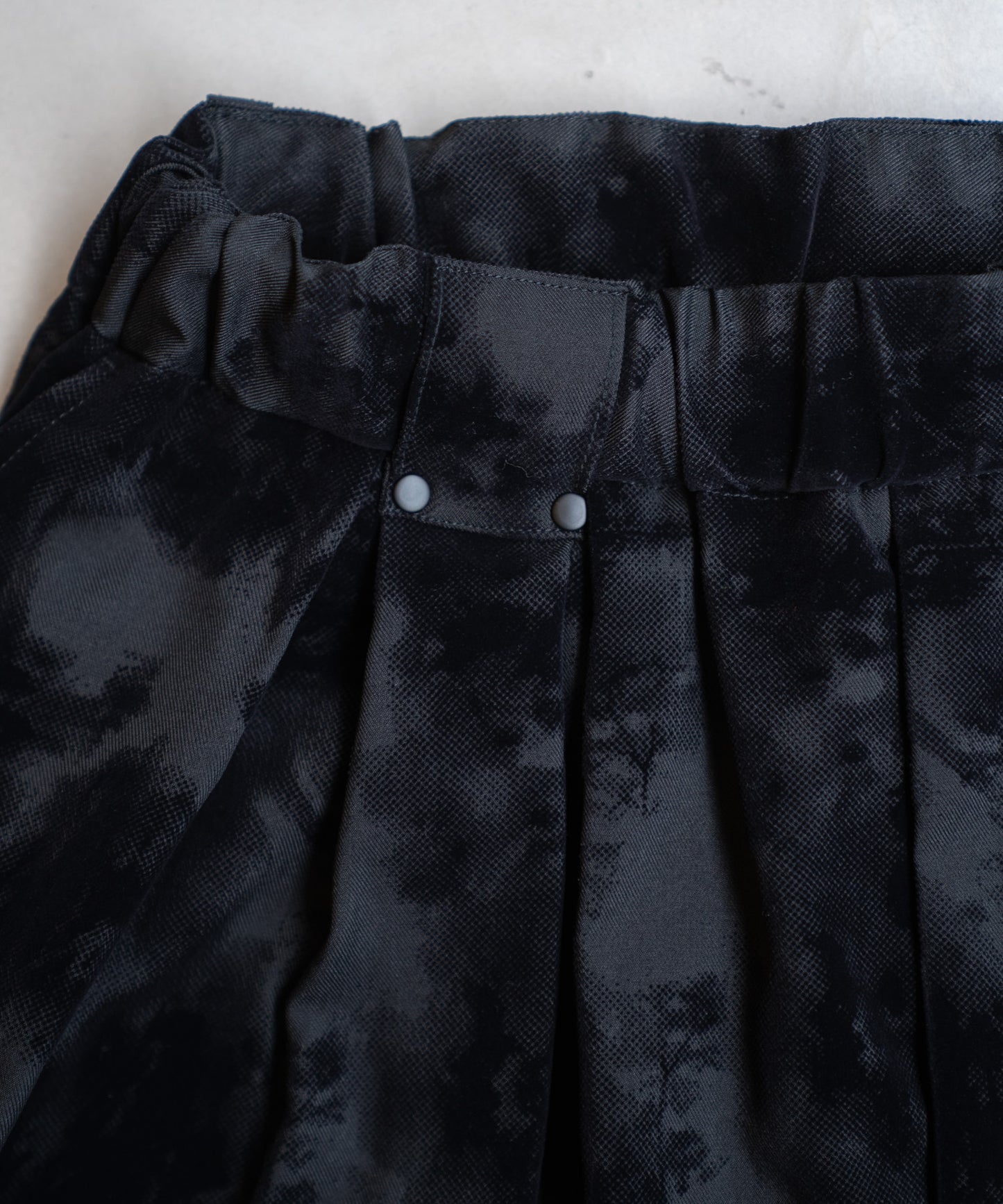 FLOCKY PRINT BAGGY PANTS
