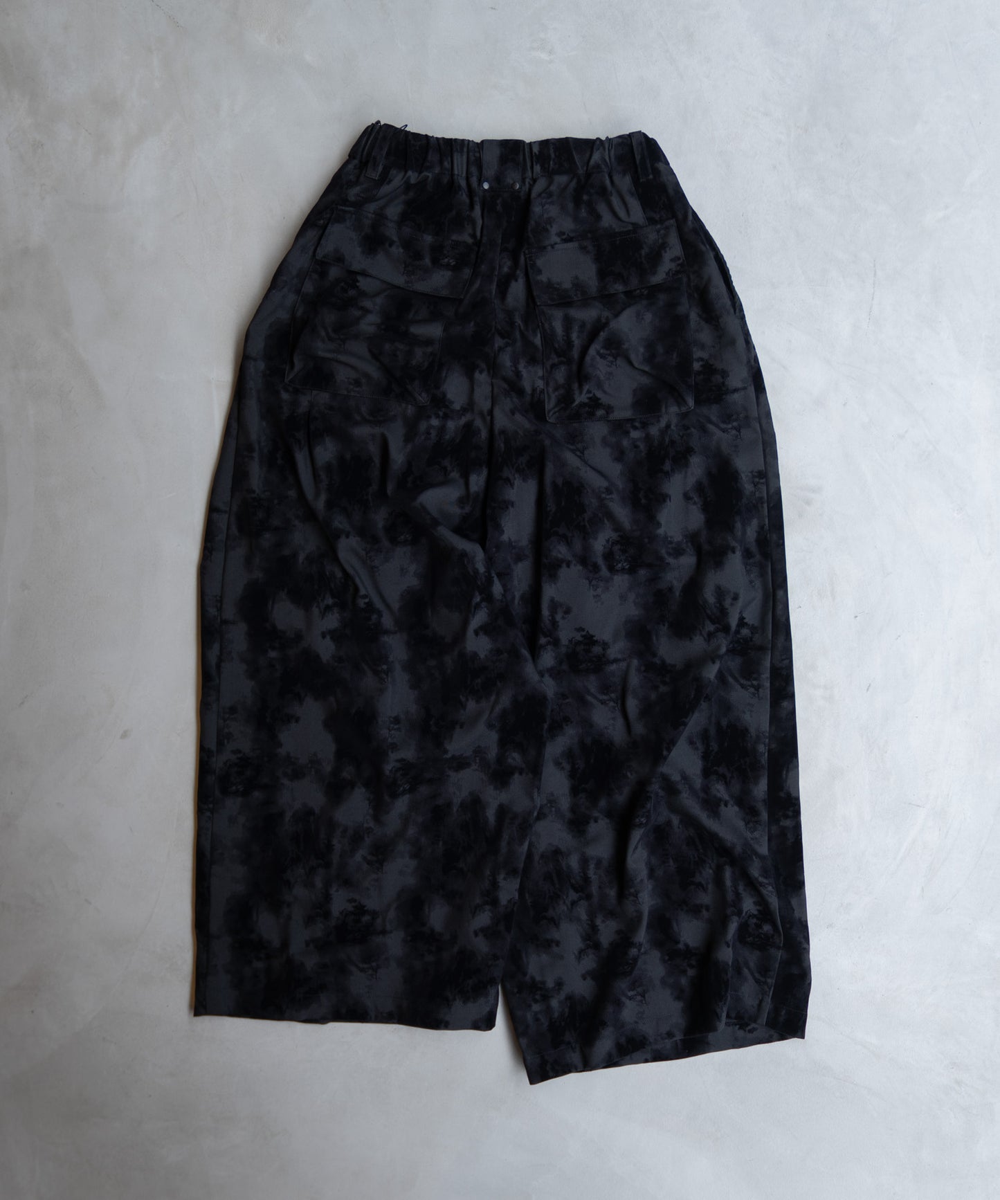 FLOCKY PRINT BAGGY PANTS