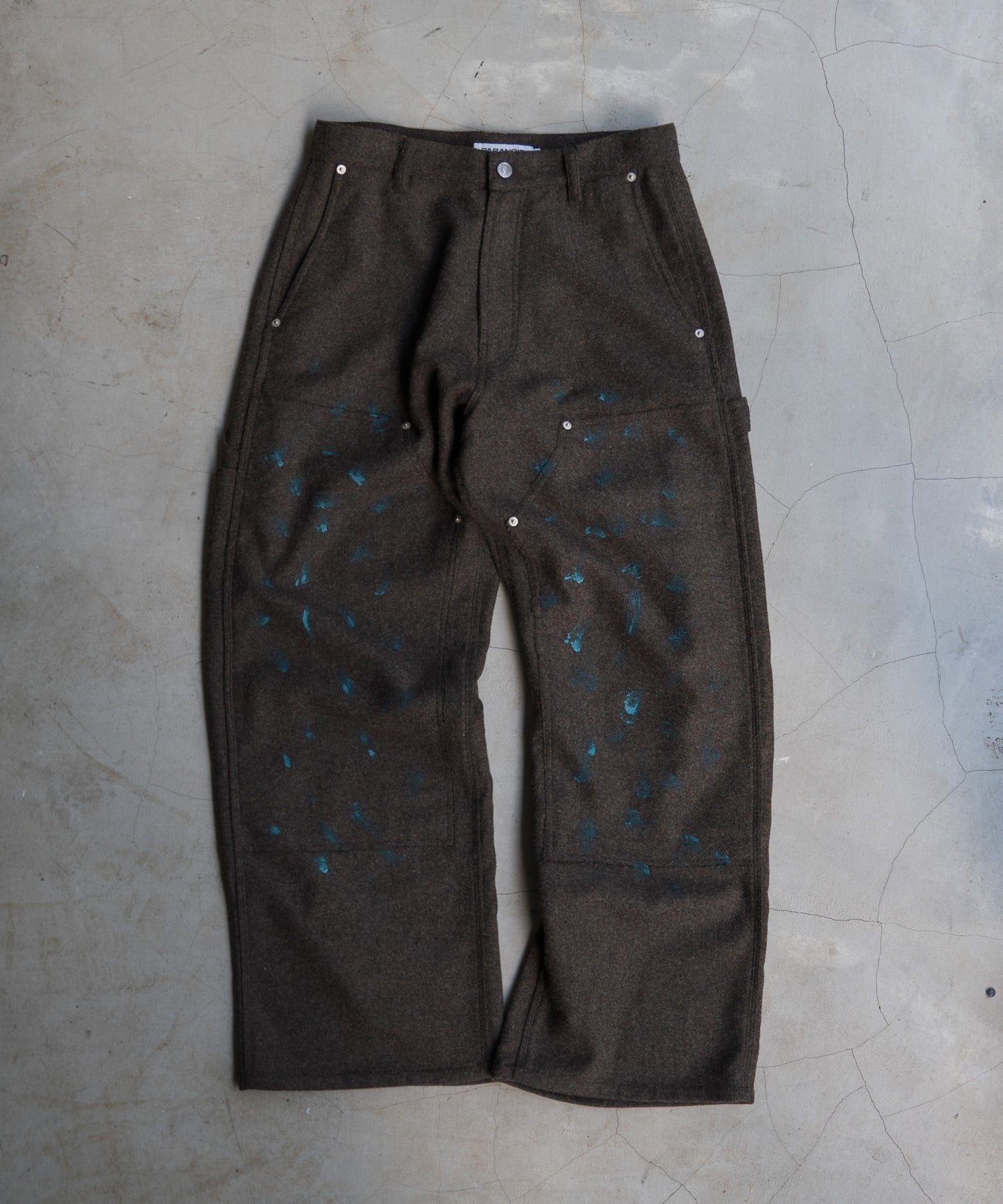 MELANGE PAINTER PANTS (spray)