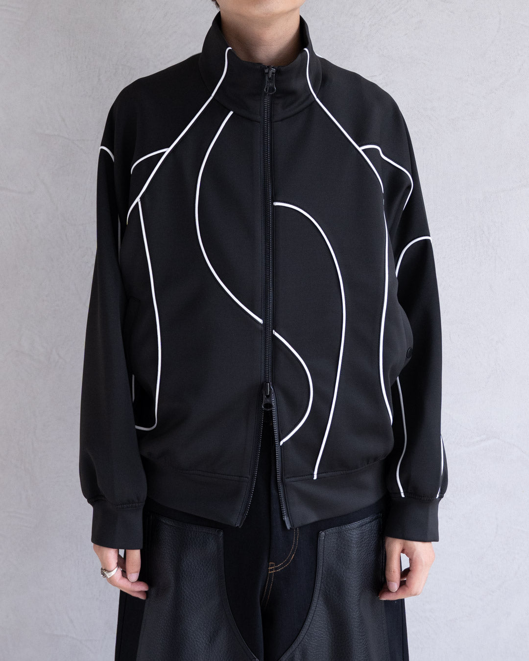 DISTORT PIPING TRACK JACKET