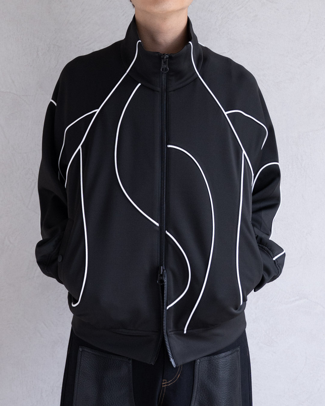 DISTORT PIPING TRACK JACKET