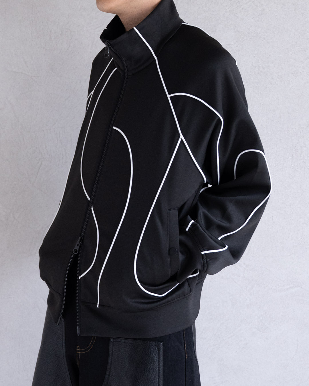 DISTORT PIPING TRACK JACKET