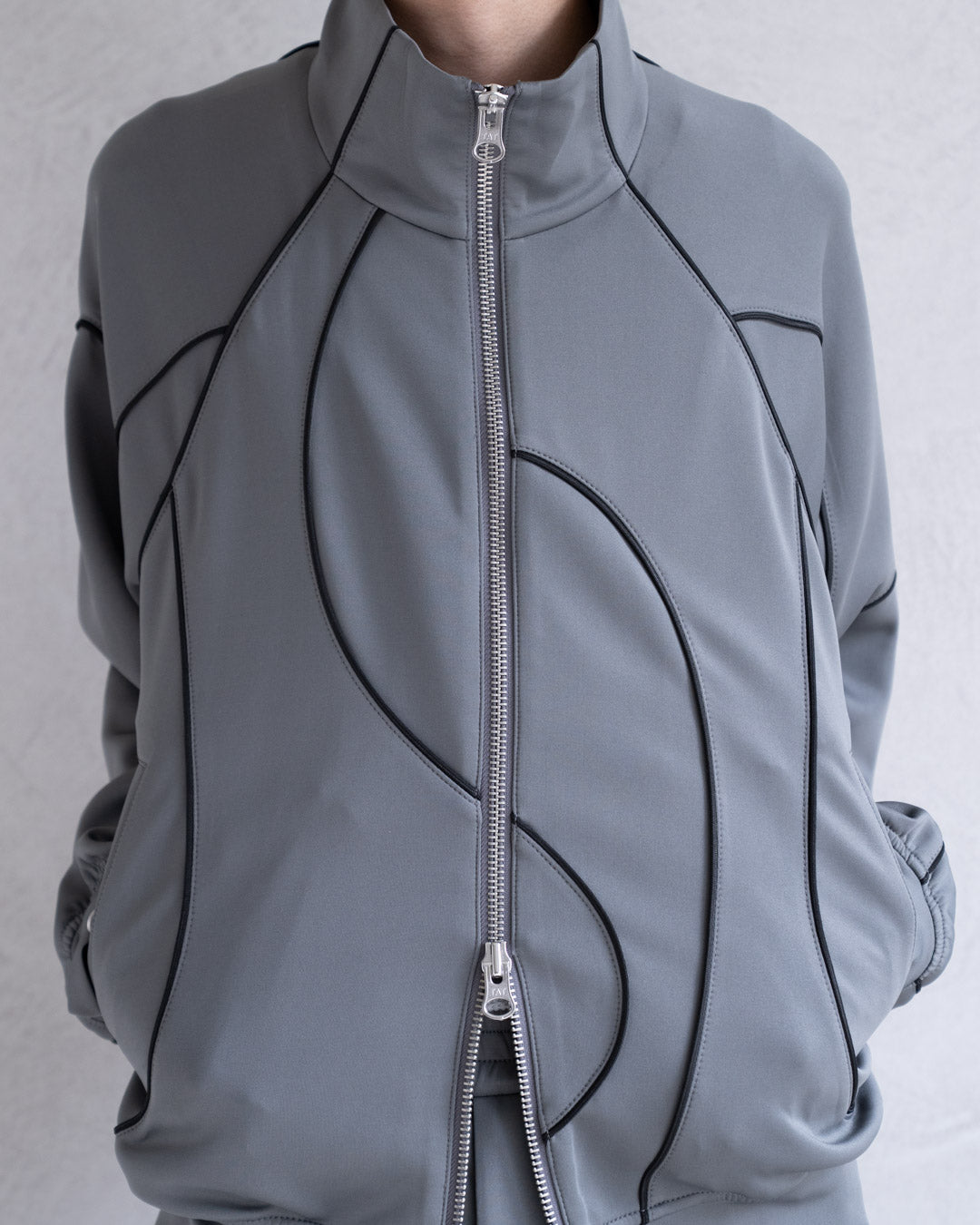DISTORT PIPING TRACK JACKET