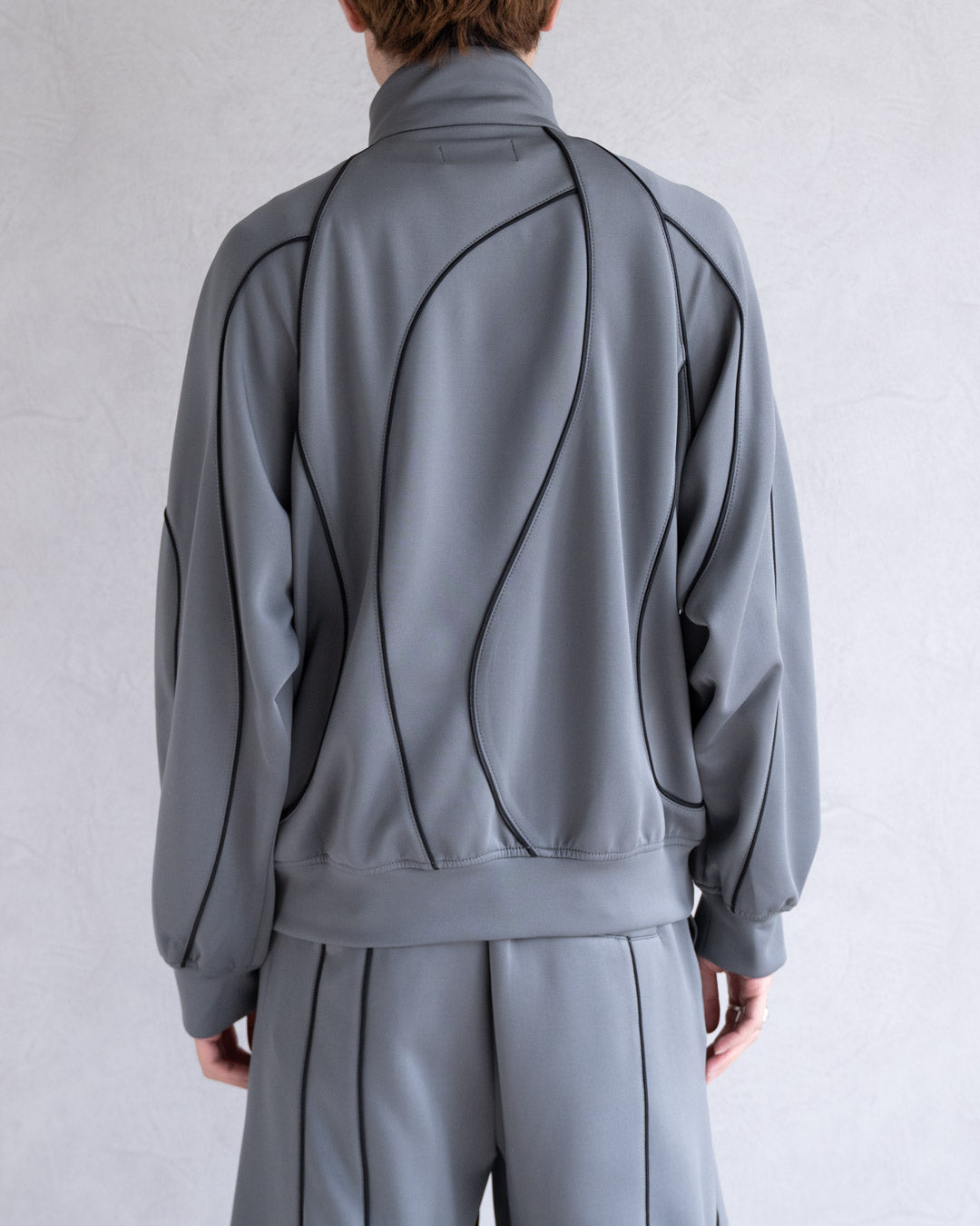 DISTORT PIPING TRACK JACKET