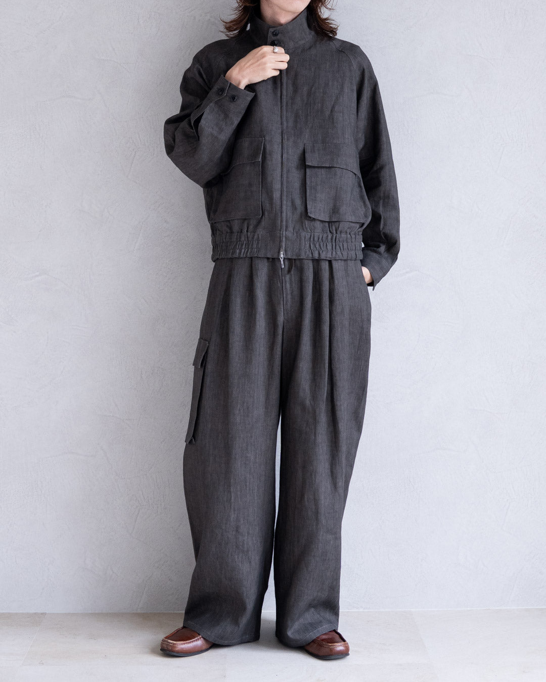 SUMI LINEN N48 BLOUSON