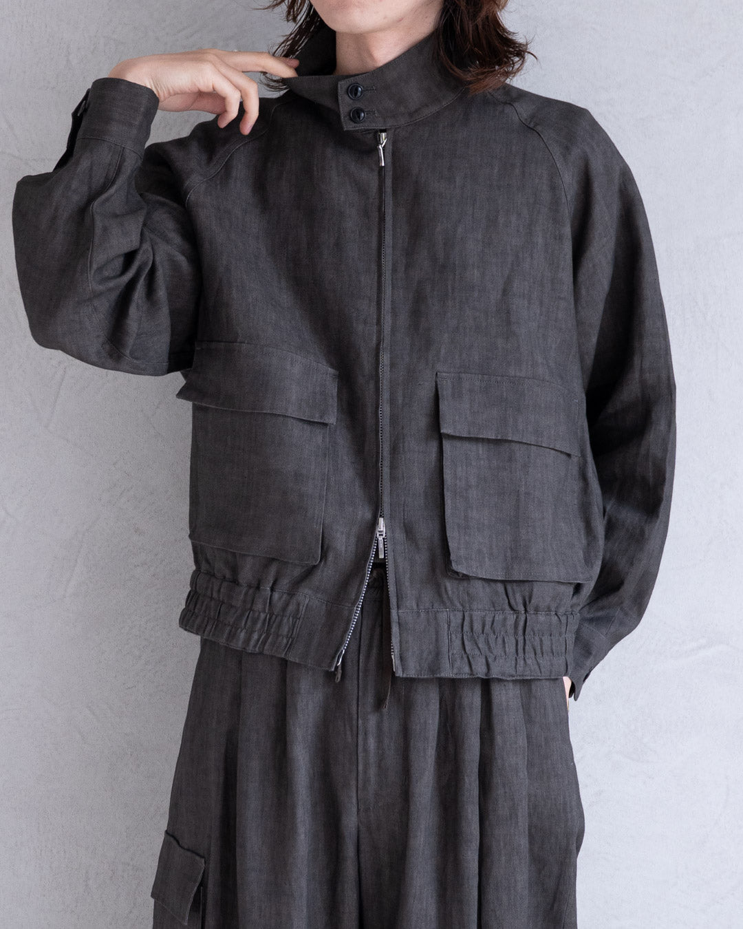 SUMI LINEN N48 BLOUSON
