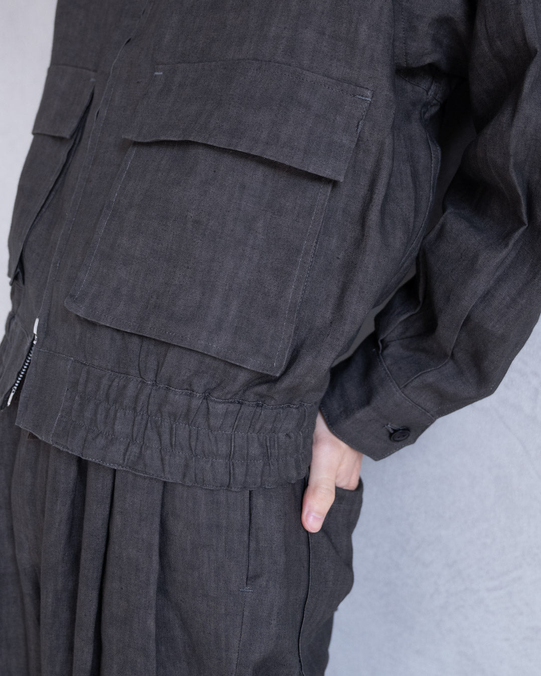 SUMI LINEN N48 BLOUSON
